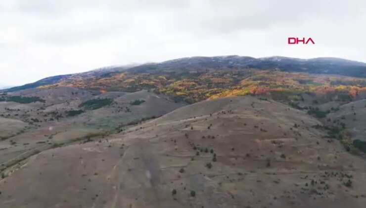 Erzincan Dağları Sonbahar Güzellikleriyle Büyülüyor